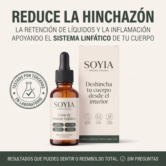 Soyia™ | Gotas de Drenaje Linfático