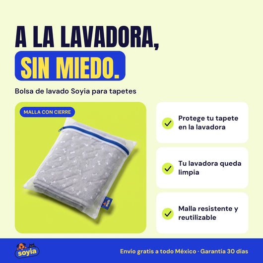 A la lavadora, sin miedo: bolsa de lavado Soyia