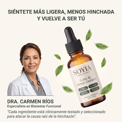 Soyia™ | Gotas de Drenaje Linfático
