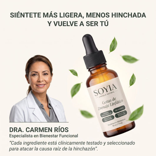Soyia™ | Gotas de Drenaje Linfático