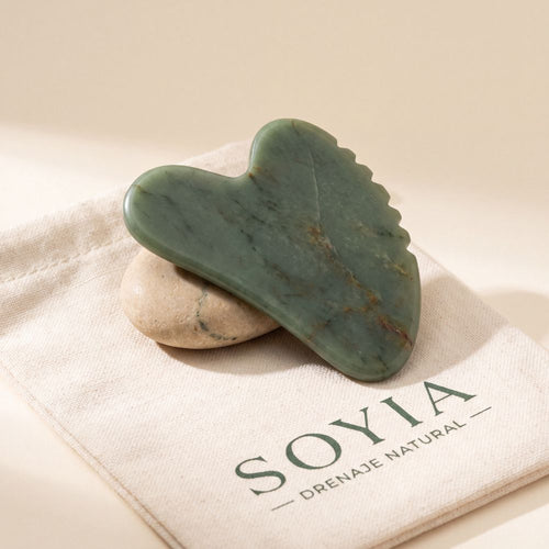 Gua Sha de Piedra Verde
