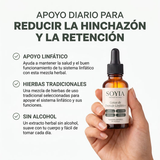 Soyia™ | Gotas de Drenaje Linfático