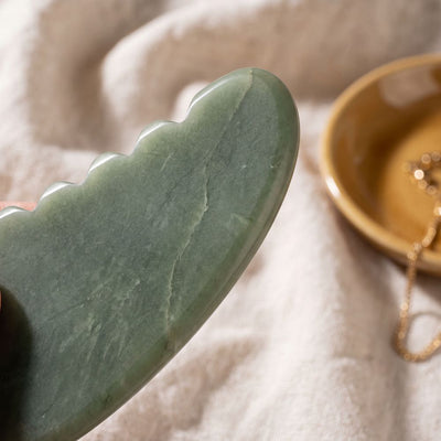 Gua Sha de Piedra Verde