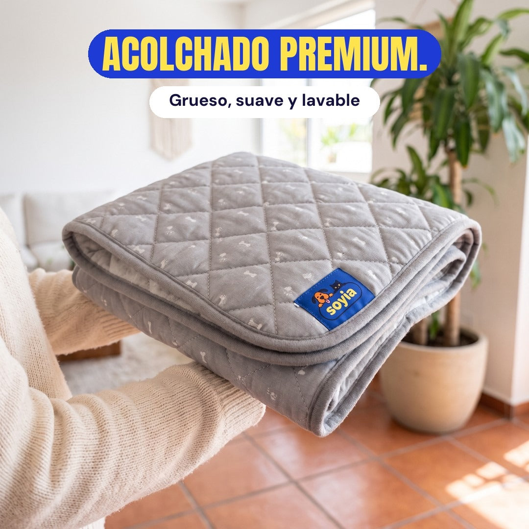 Acolchado premium. Grueso, suave y lavable