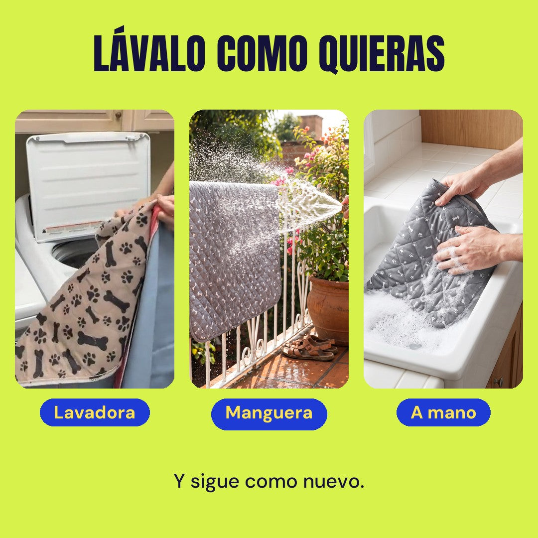 Lávalo como quieras: lavadora, manguera o a mano